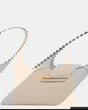 Dkny poșetă culoarea bej, R523KL20