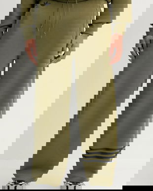 adidas Originals pantaloni de trening Neuclassics culoarea verde, cu imprimeu, JW5444