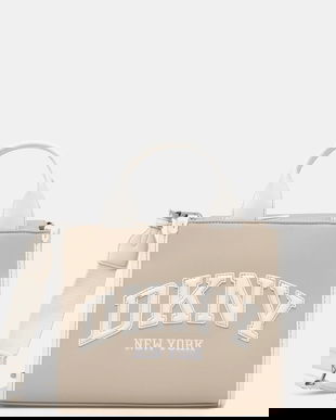 Dkny poșetă culoarea bej, R52AZC80