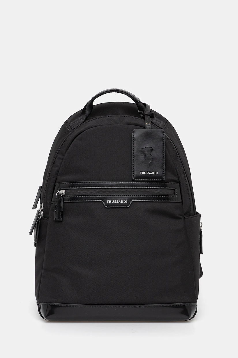 Trussardi rucsac culoarea negru, mare, uni, Z591E005968N