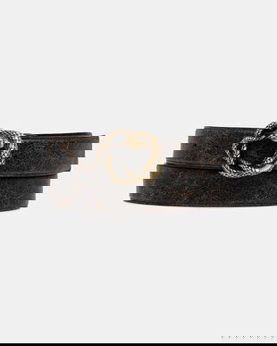 Just Cavalli curea de piele culoarea maro, 79QA6F40 ZSD10