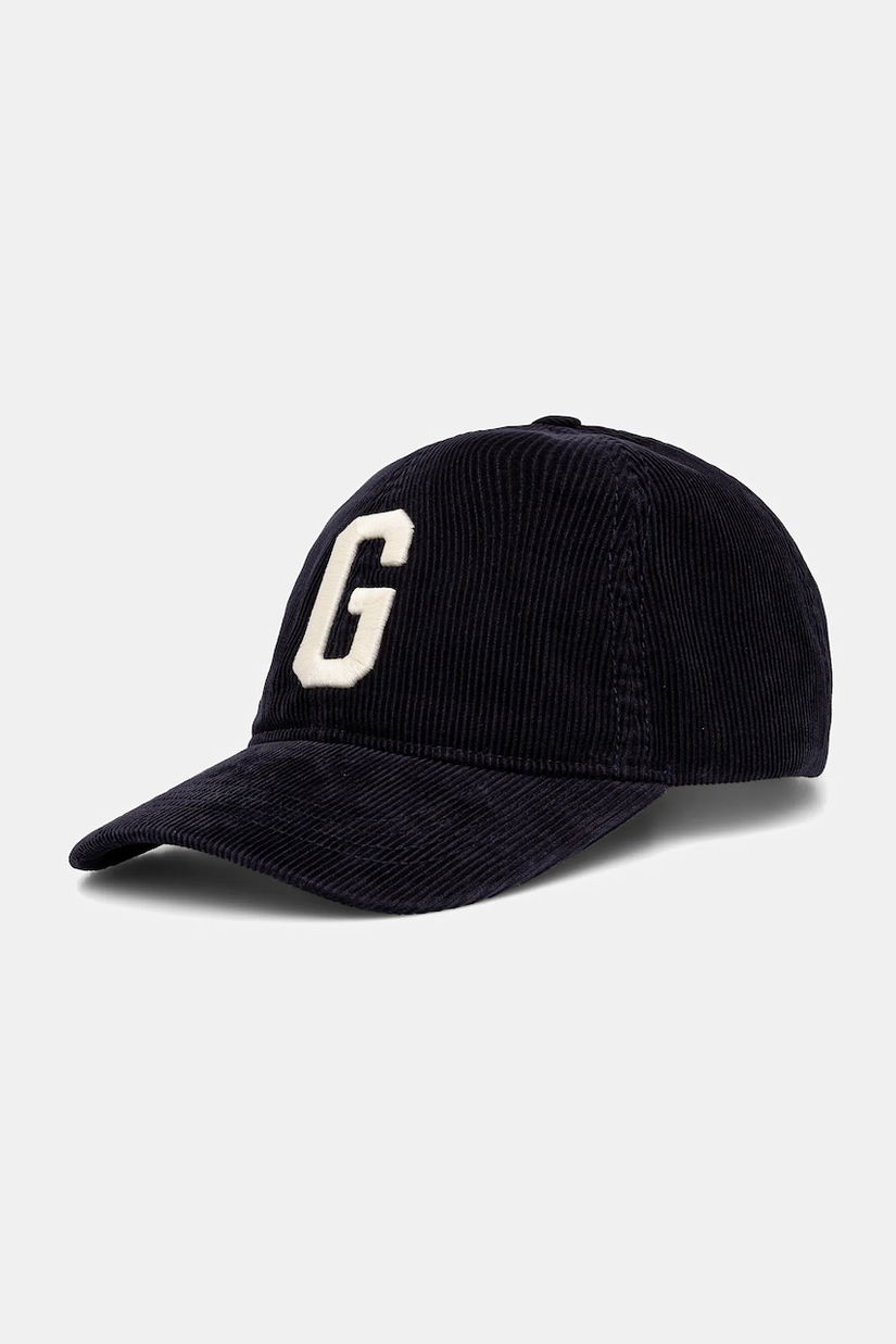 Gant șapcă de baseball din catifea culoarea bleumarin, 9900280