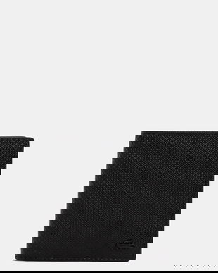 Lacoste portofel de piele culoarea negru, NH4568CE