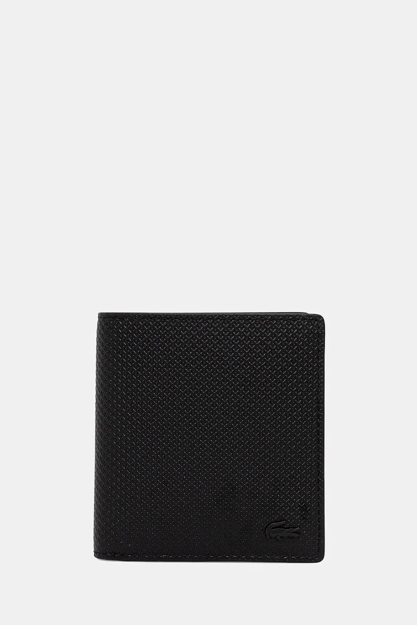 Lacoste portofel de piele culoarea negru, NH4568CE
