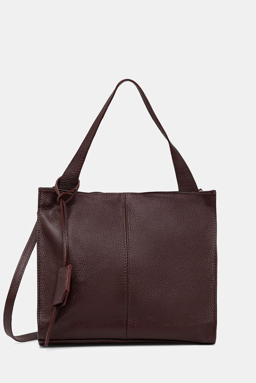 Answear.LAB poseta de piele culoarea bordo