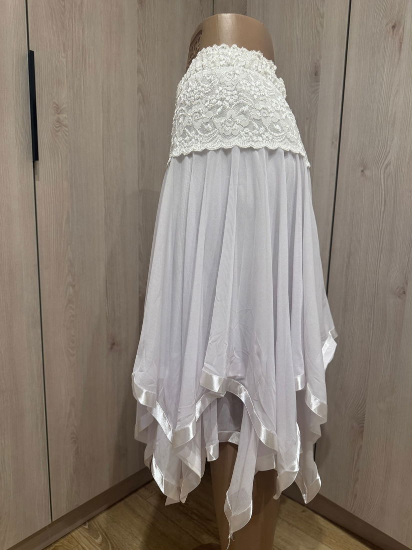 JUPON ELEGANT SI RAFINAT CU  DANTELA MARGINI MATASE S/M
