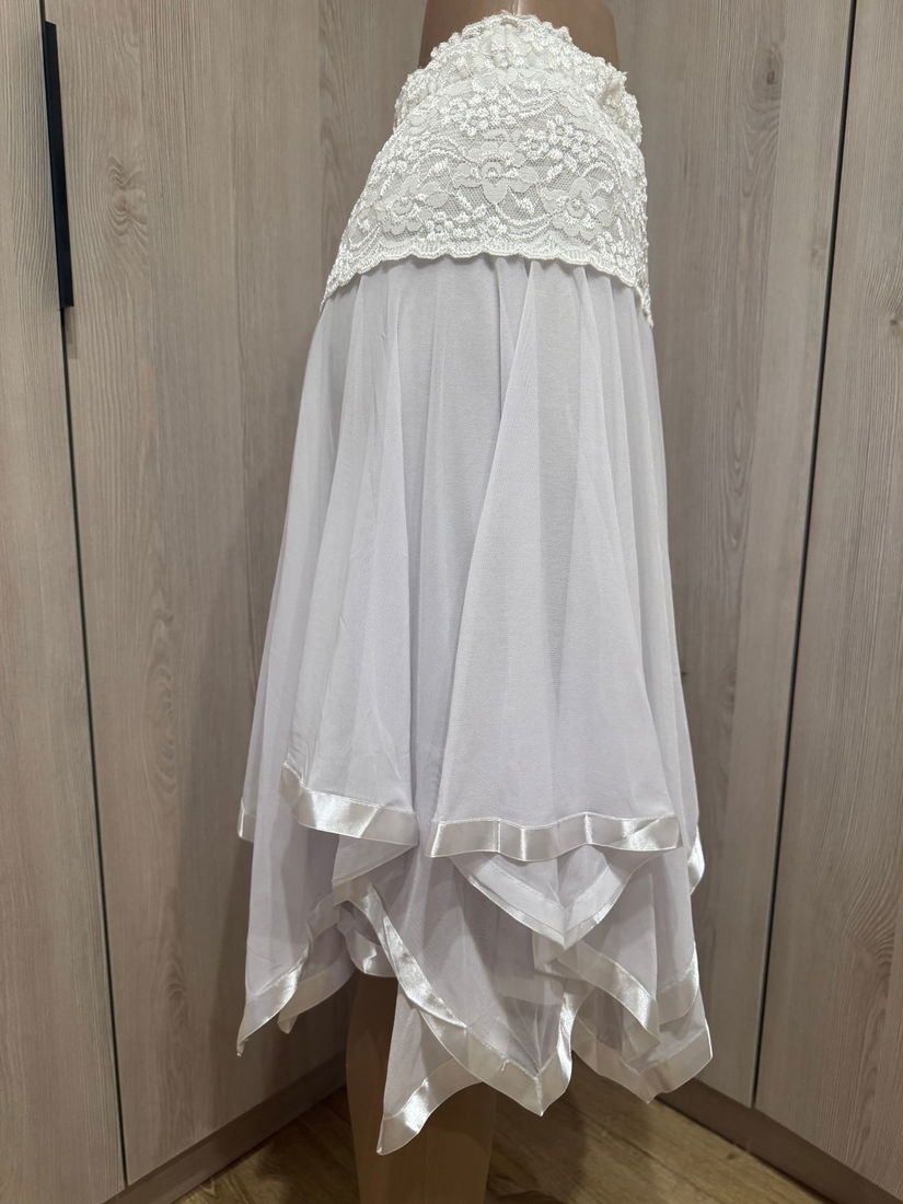 JUPON ELEGANT SI RAFINAT CU  DANTELA MARGINI MATASE S/M