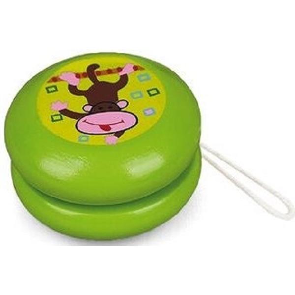Joc de indemanare: Yo-yo din lemn. Verde