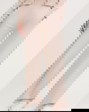 BOSS pantaloni de lounge culoarea bej, uni, 50545655