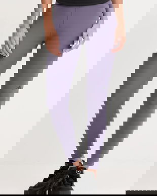 adidas Performance leggins de antrenament Own The Run culoarea violet, uni, JV7211