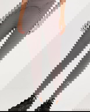 adidas by Stella McCartney leggins de antrenament TruePurpose culoarea maro, uni, JM1398