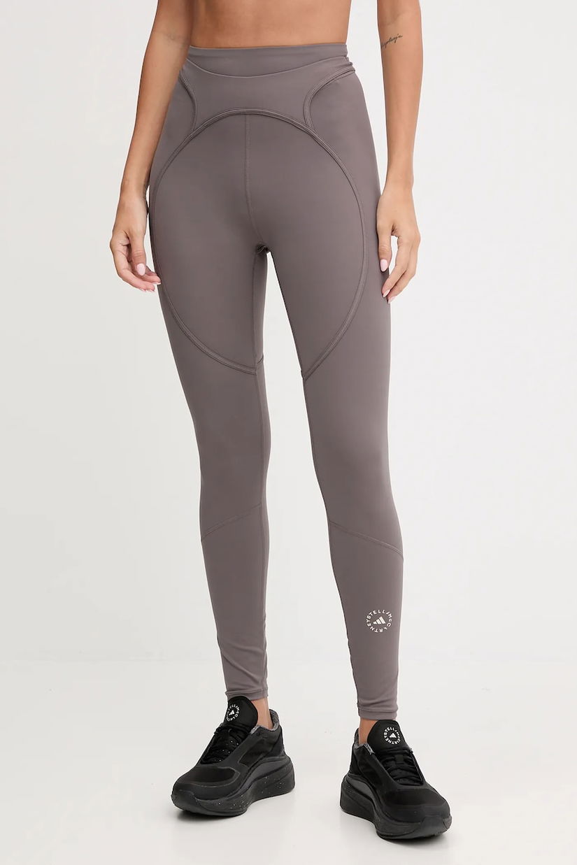 adidas by Stella McCartney leggins de antrenament TruePurpose culoarea maro, uni, JM1398