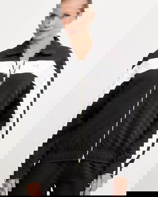 Puma bluză culoarea negru, uni, 632137