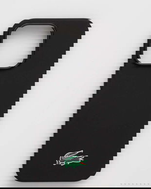Lacoste husă pentru telefon iPhone 14 Pro 6,1" culoarea negru