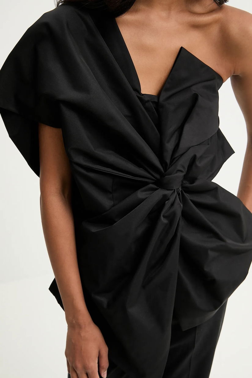 Answear.LAB bluza culoarea negru, neted