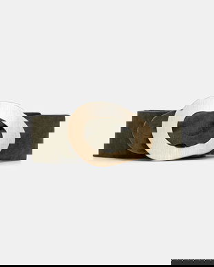 Answear Lab curea din piele intoarsa culoarea verde