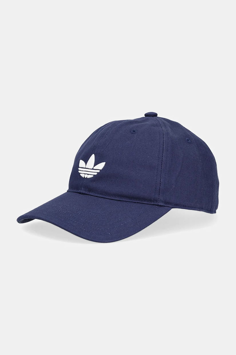 adidas Originals șapcă de baseball din bumbac culoarea bleumarin, JV7391