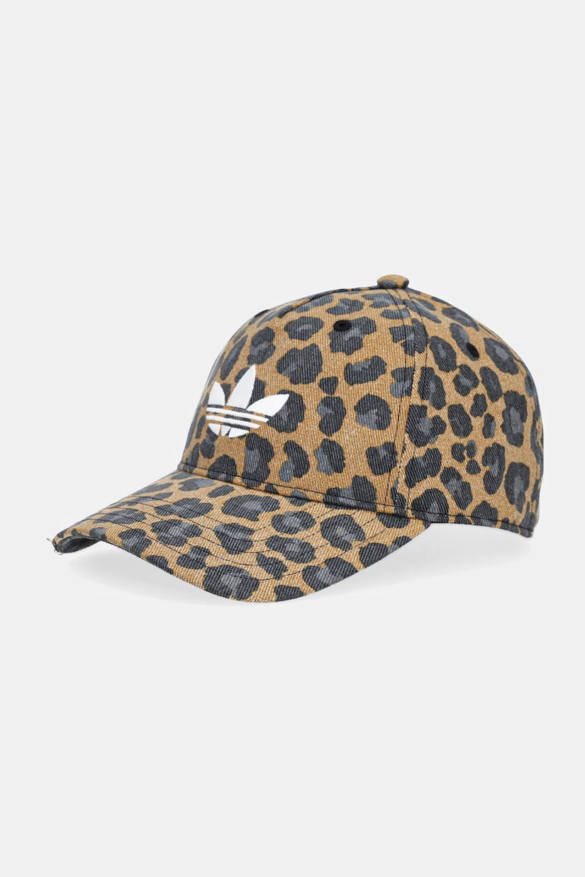 adidas Originals șapcă de baseball din bumbac culoarea bej, JW8034