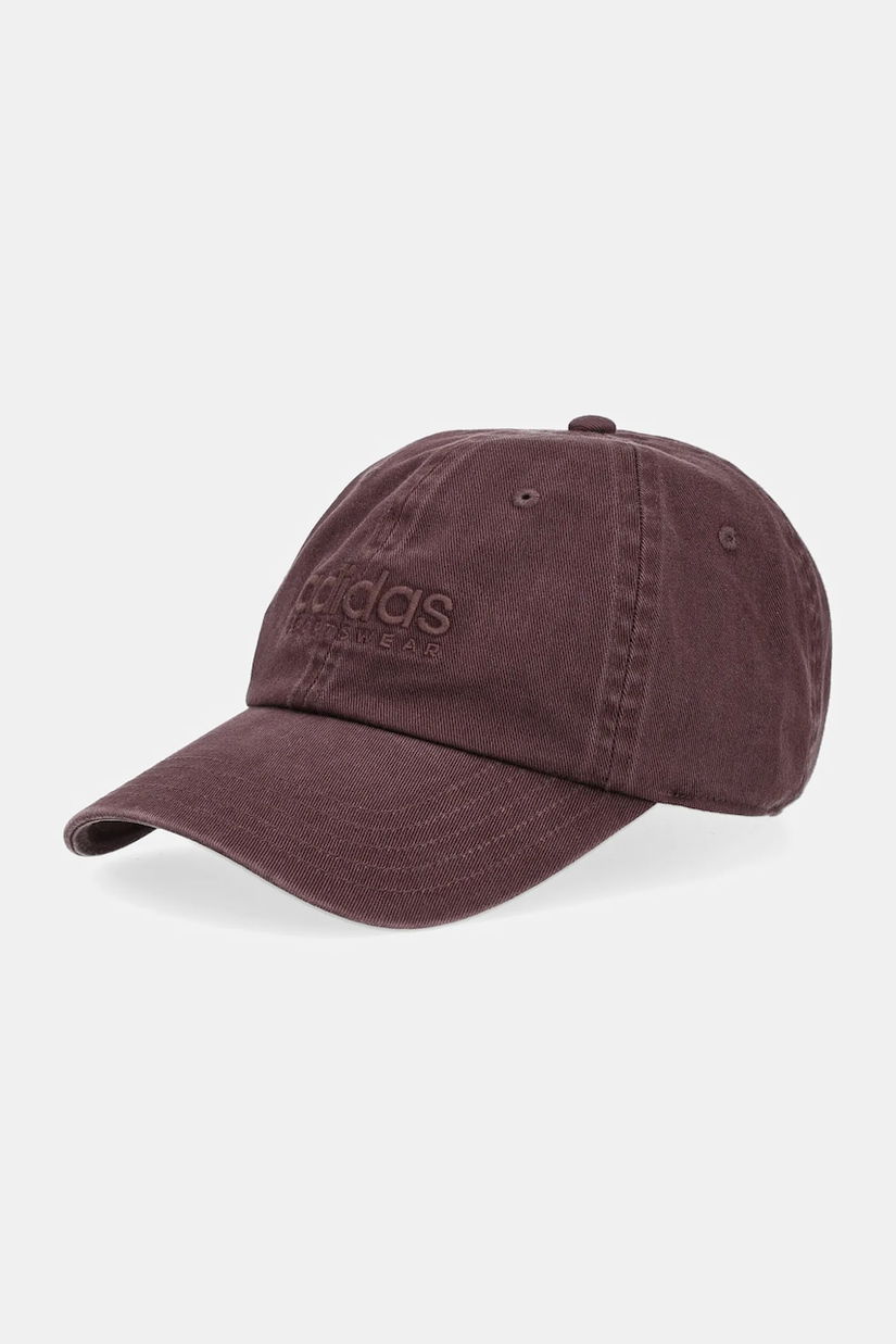 adidas șapcă de baseball din bumbac culoarea maro, JX5763