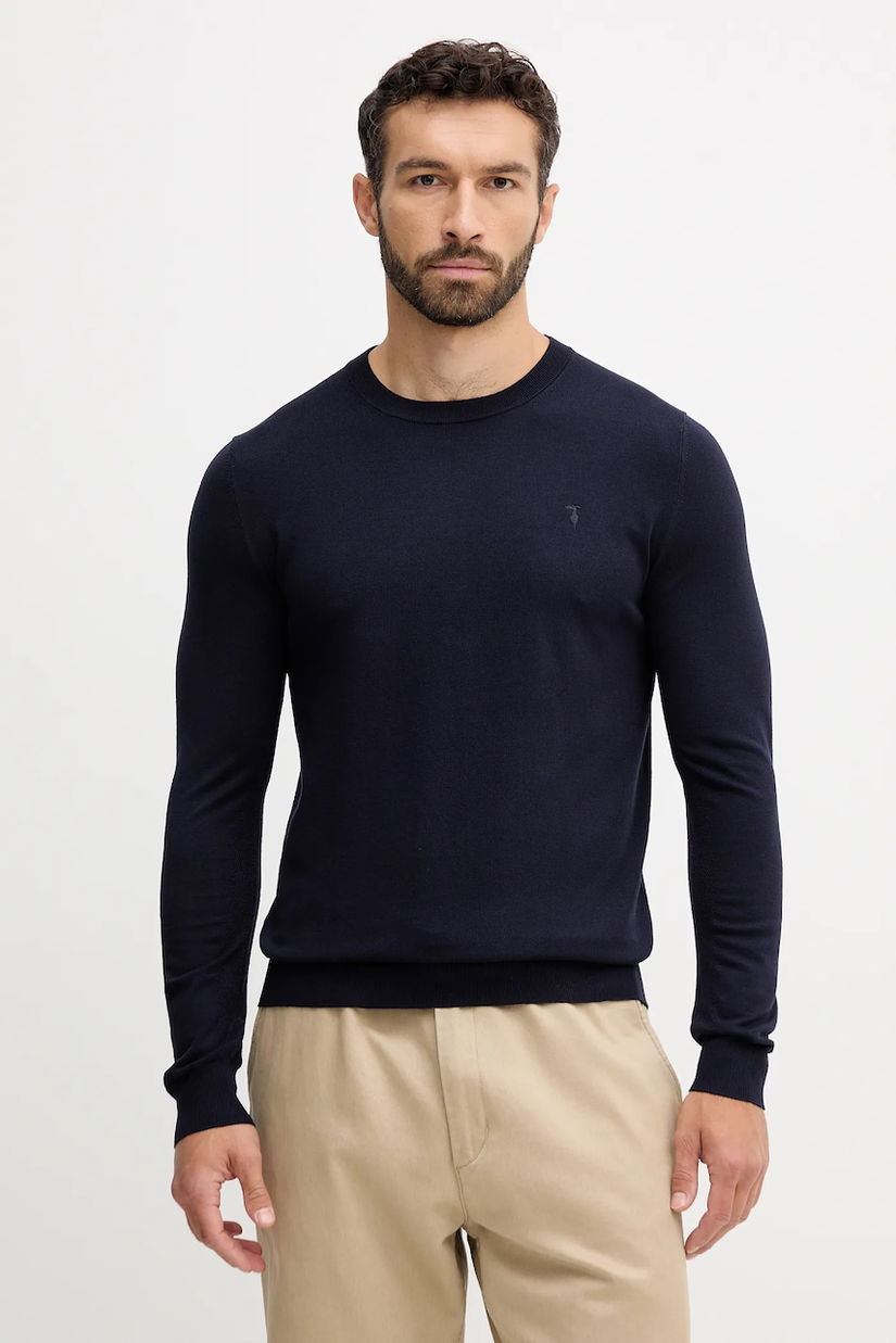 Trussardi pulover culoarea bleumarin, light, M0168000018N