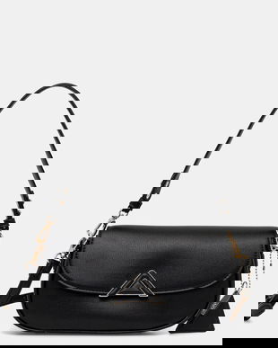 Aldo poșetă culoarea negru, LUXESHOULDER.001