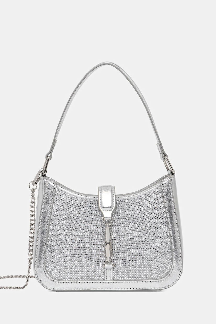 Aldo poșetă culoarea argintiu, ELLEBLING.047