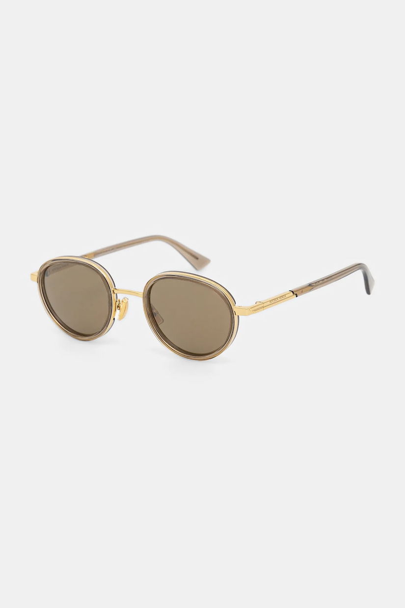 Bottega Veneta ochelari culoarea auriu, BV1372S