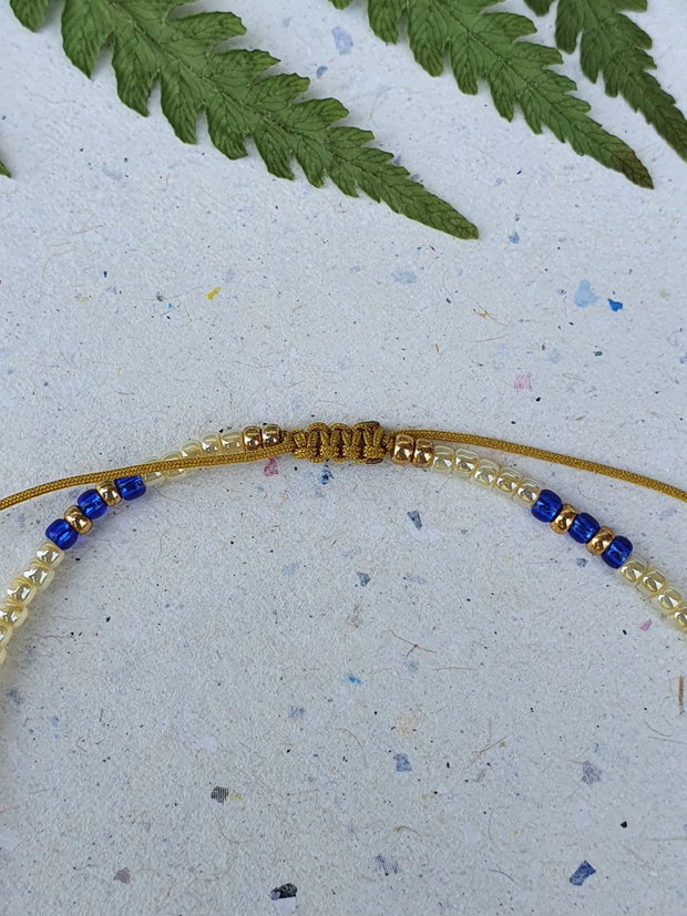 Brățară reglabilă de gleznă * Anklet cu mărgele