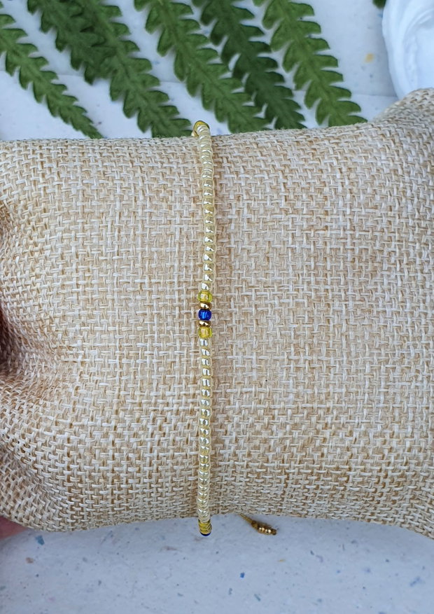 Brățară reglabilă de gleznă * Anklet cu mărgele