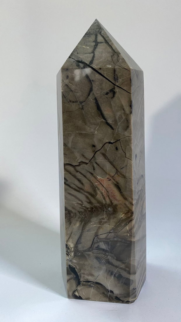 Agat Vulcanic - Obelisc piatra semipretioasa