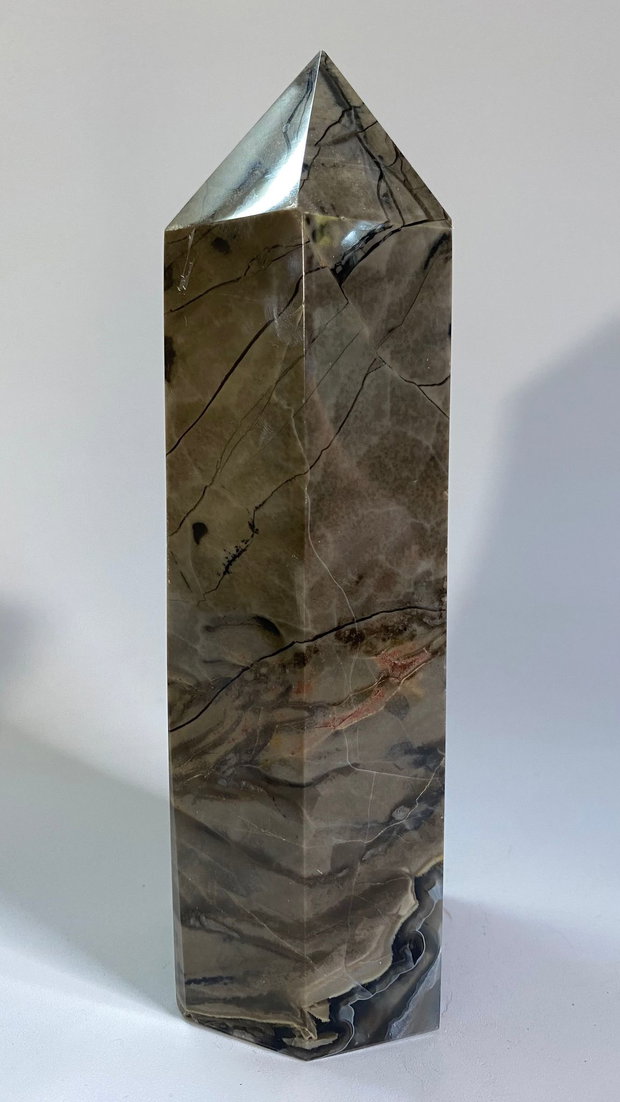 Agat Vulcanic - Obelisc piatra semipretioasa