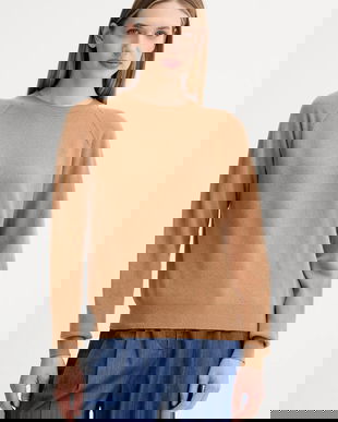 Fracomina pulover de lână culoarea bej, light, FR25WT7012K47301