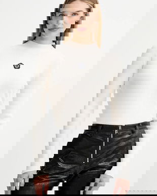 Kenzo pulover culoarea bej, light, cu turtleneck, FF62TO6123LG