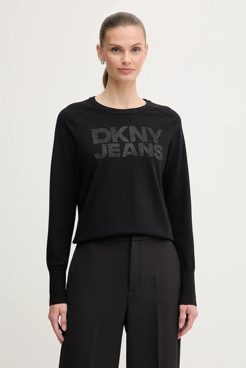 Dkny pulover culoarea negru, light, DJ4R0454