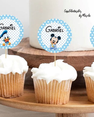 Toppere baby Mickey mouse personalizate