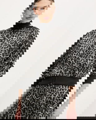 Puma bluza femei, culoarea gri, modelator, 632342