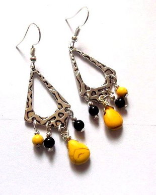 cercei howlite si onix 48885
