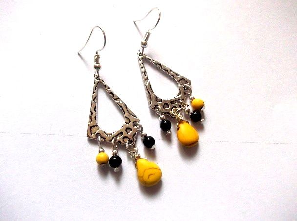 cercei howlite si onix 48885