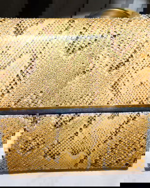 Poseta   piele sarpe autentic ,  spectaculoasa, anii 50 ,  cadou cercei si colier  asortate , toate noi