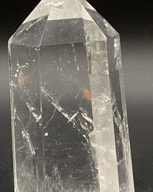 Cuart Transparent (Cristal de Stanca) - Obelisc piatra semipretioasa