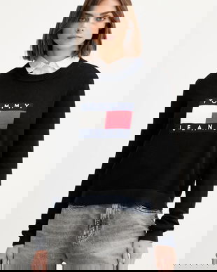 Tommy Jeans pulover culoarea negru, DW0DW20970