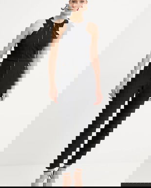 Elisabetta Franchi salopetă culoarea negru, TU05556E2