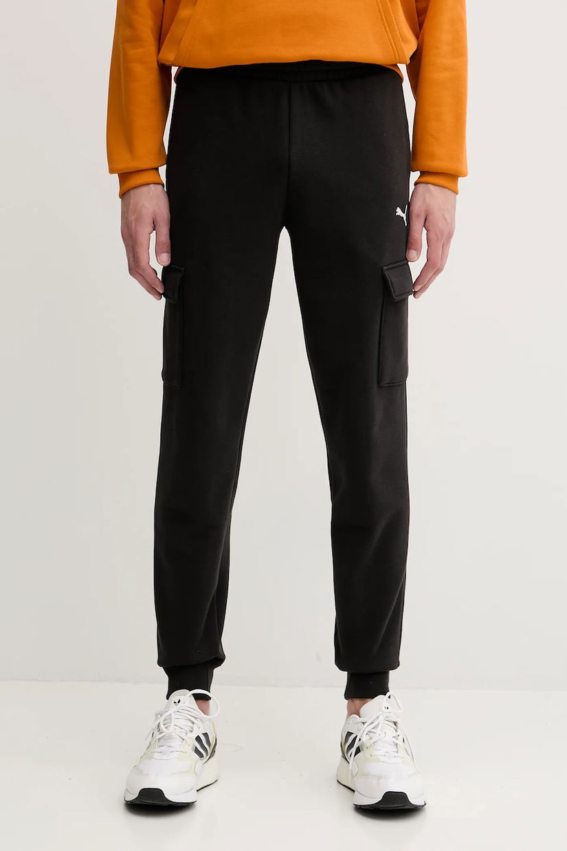 Puma pantaloni de trening culoarea negru, uni, 682656