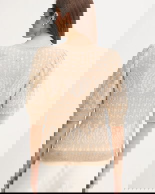 Joop! pulover cu un strop de mohair culoarea bej, light, 30047620