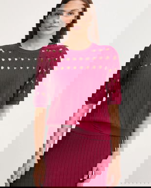 Dkny pulover culoarea bordo, light, P5ESAX10