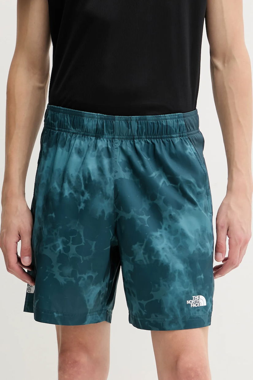 The North Face pantaloni scurți de antrenament 24/7 culoarea turcoaz, NF0A8E09EHF1