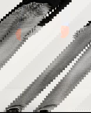 Tommy Jeans jeans culoarea gri, DW0DW21736