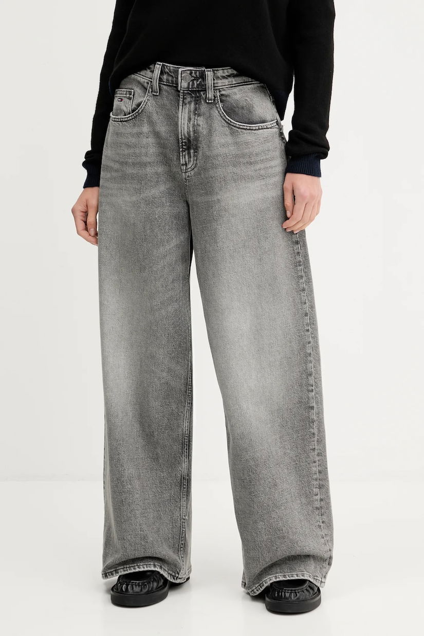 Tommy Jeans jeans culoarea gri, DW0DW21736