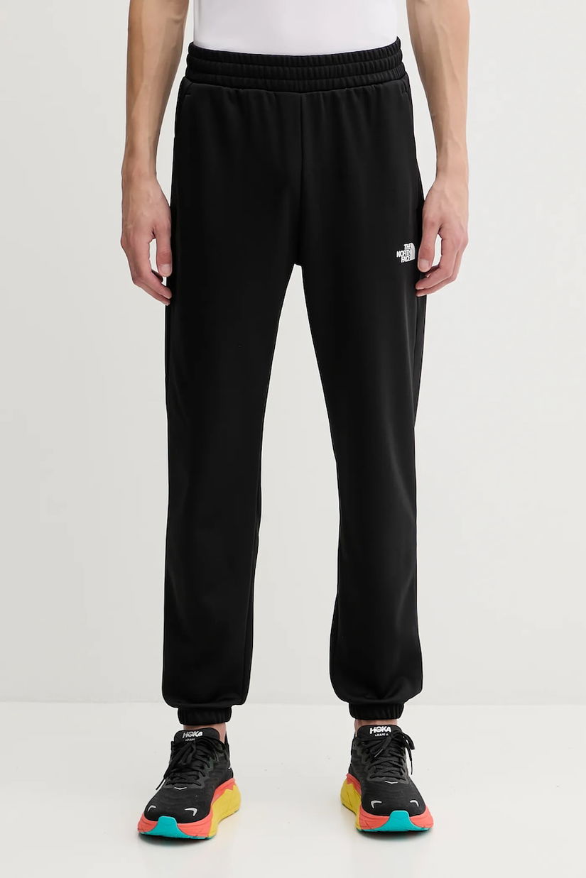 The North Face pantaloni de trening Reaxion 2.0 culoarea negru, neted, NF0A8DRSKS71
