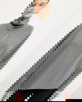 Simona Corsellini bluză culoarea gri, melanj, A25CPBL001S1